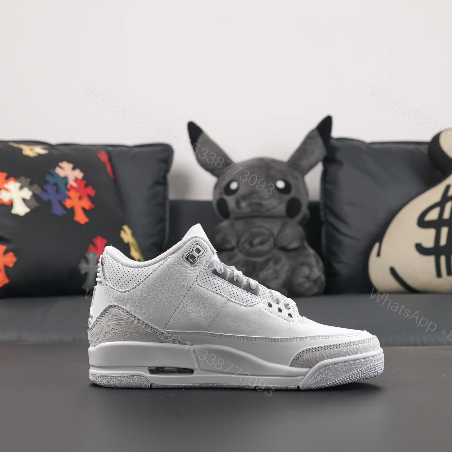 View 2 of Air Jordan 3 Retro Pure Money Reps