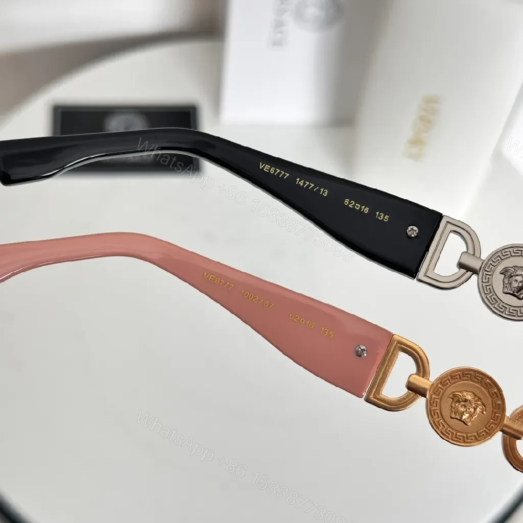 View 8 of Rose-Gold Accented Oversized Sunnies - Statement Luxury Shades