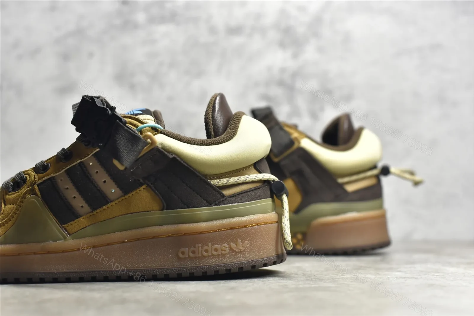 View 4 of Bad Bunny x adidas original Forum Low Brown Reps
