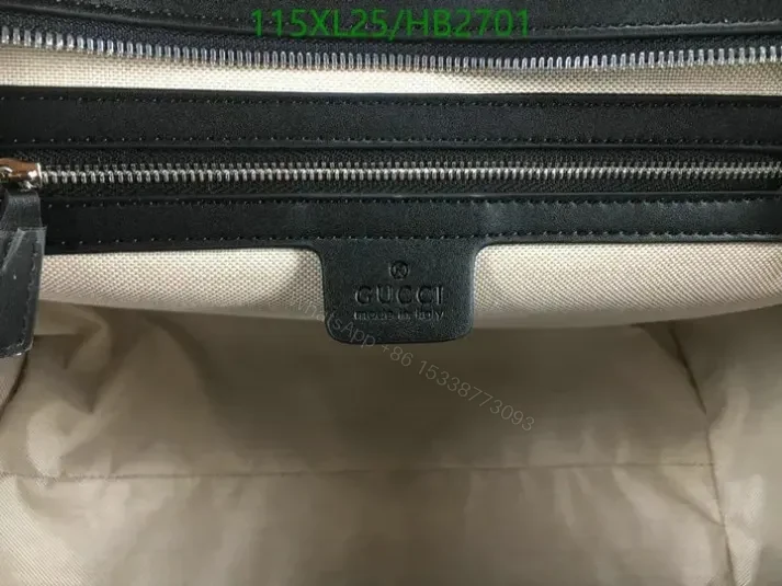View 6 of Gucci Large Black Tote Bag Replica HB270198 – Luxury AAAA Handbag