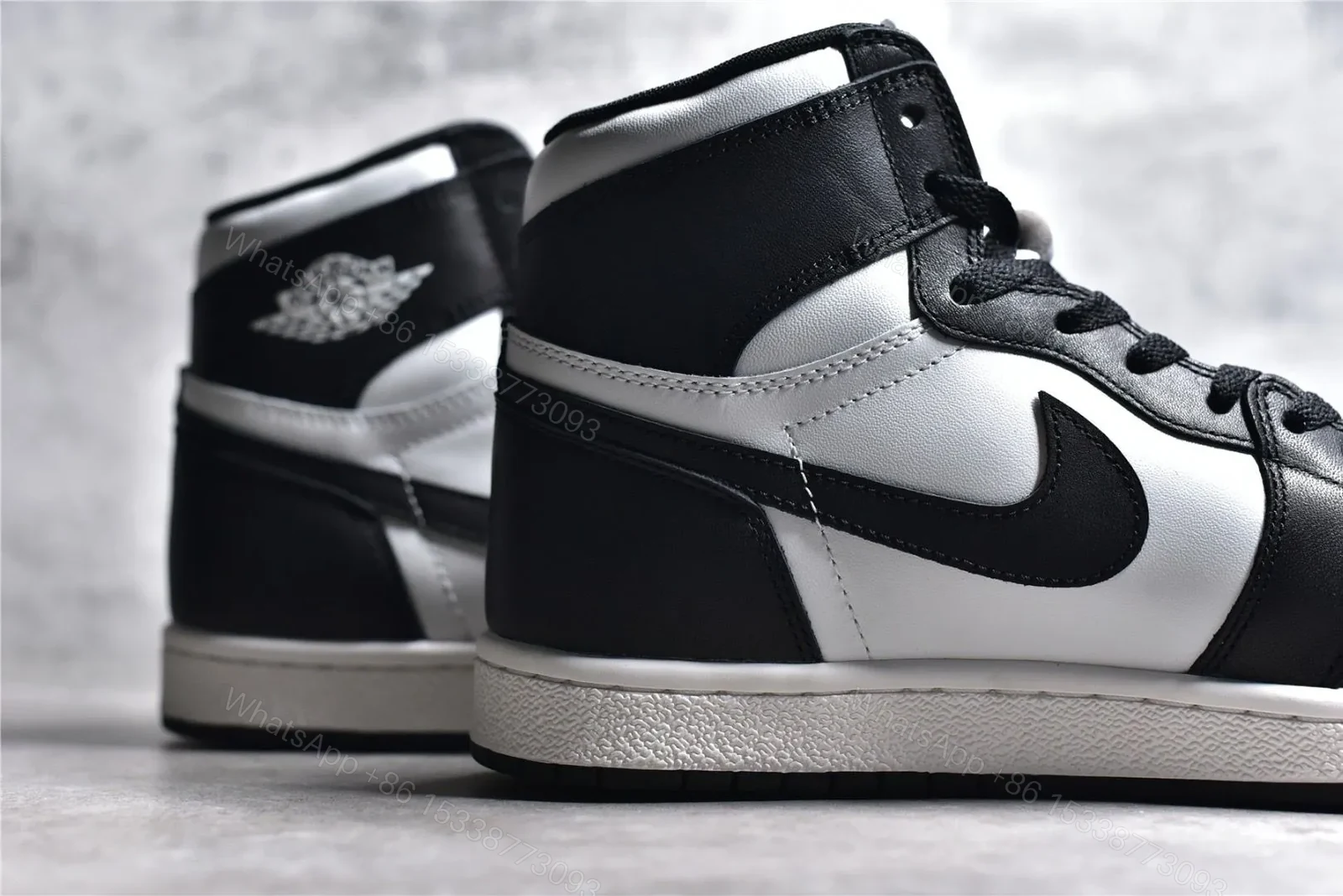 View 4 of Air Jordan 1 Retro High “85 Black White” Replica