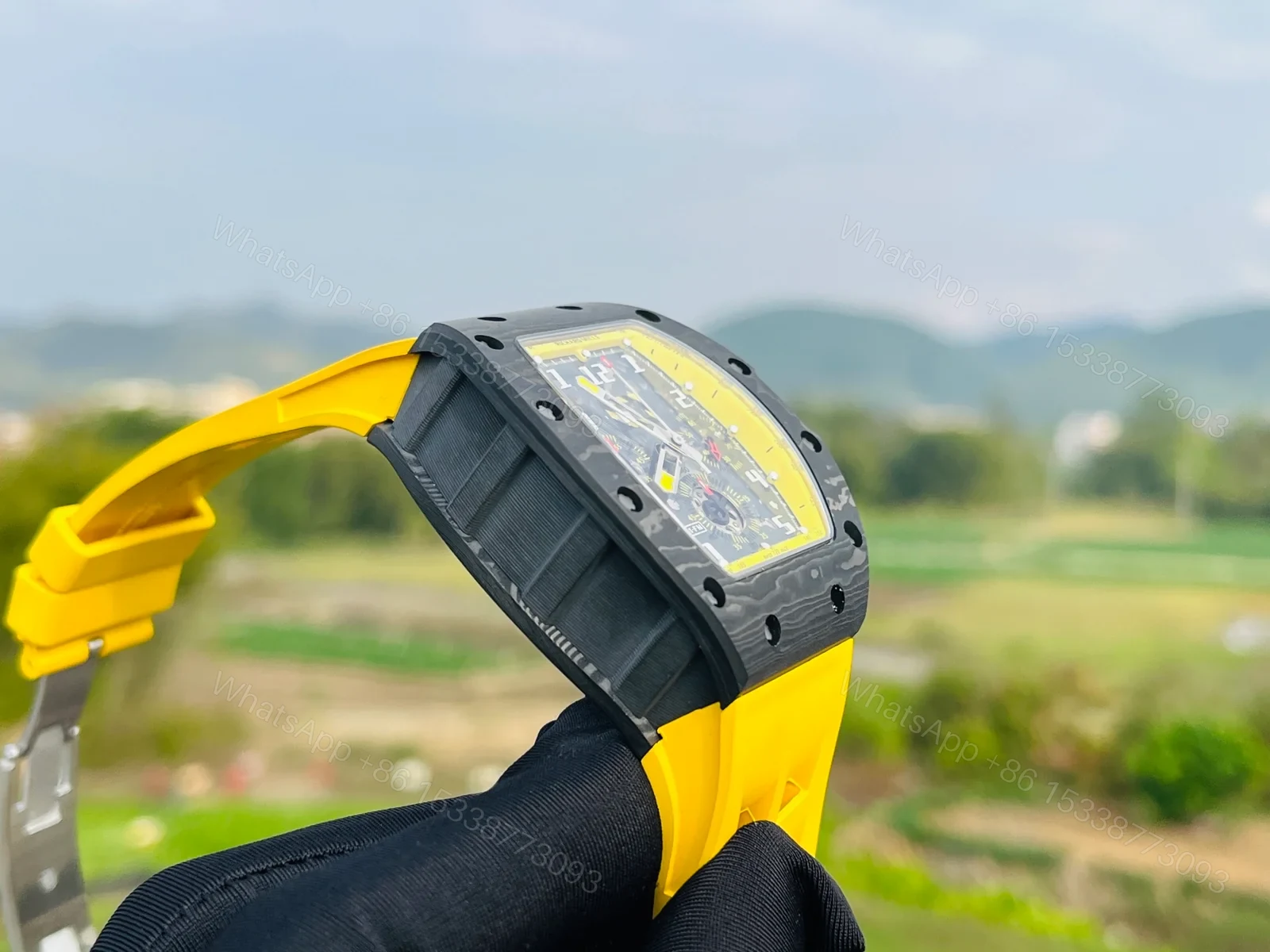 View 4 of Richard Mille RM011-FM F1 Inspired Titanium Automatic Chronograph Watch RM011-FM-TI