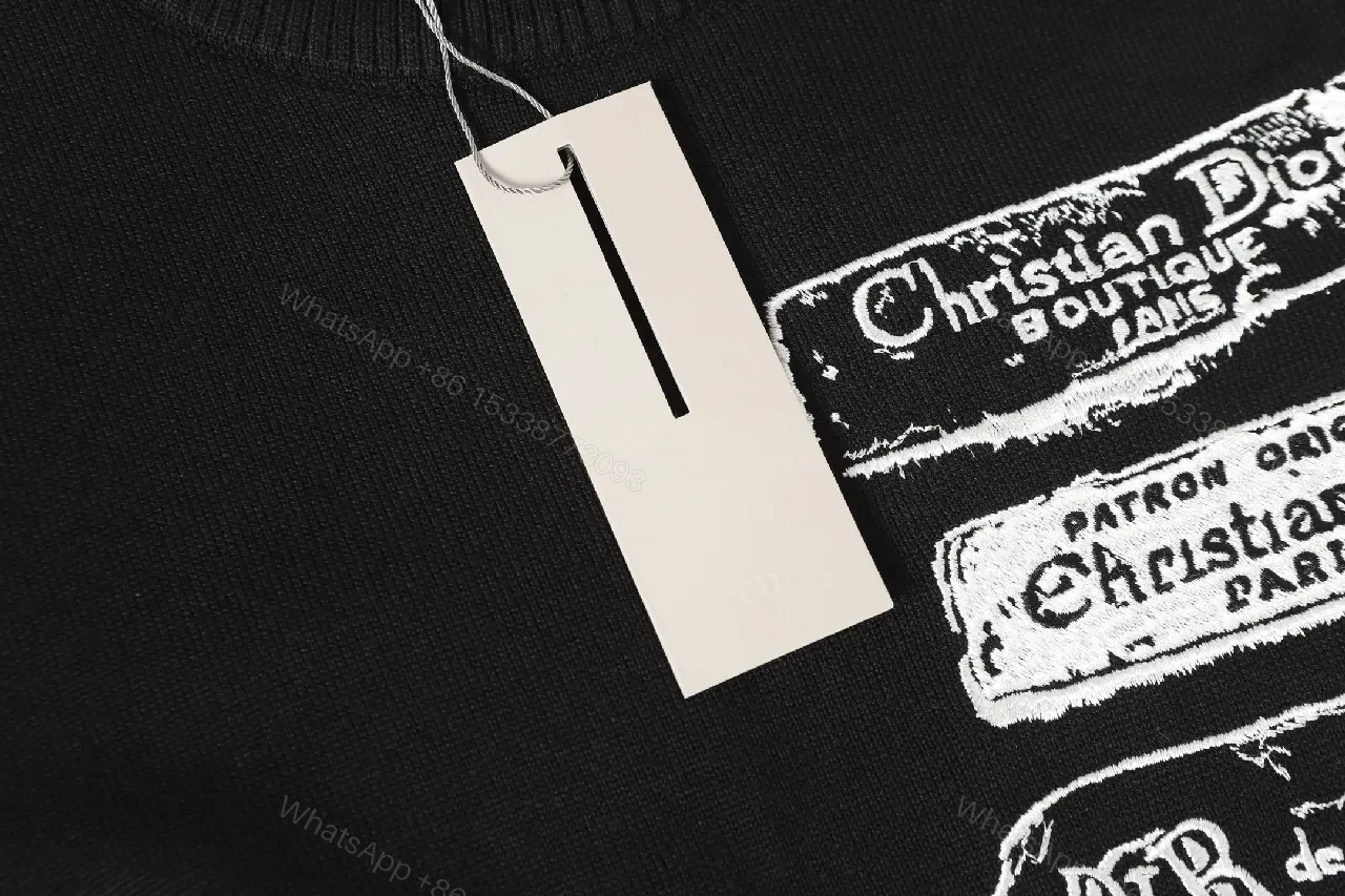 View 10 of Graphic + Knit + Sweater + Designer-inspired Label Chains + Sweater