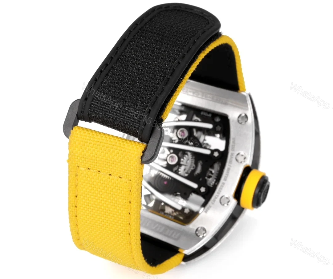View 9 of Richard Mille RM59-01 T-Diamond Lizard Tourbillon Yellow Strap Watch RM59-LIZ-YL