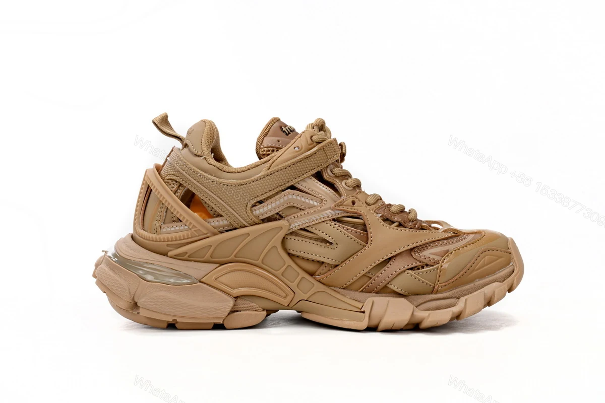 View 2 of Balenciaga Track 2 Sneaker Military Brown 568615 W3AG1 2706