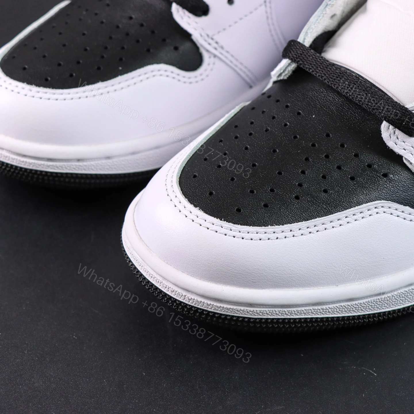 View 4 of Union LA x Fragment Design x Jordan 1 High White Black Reps