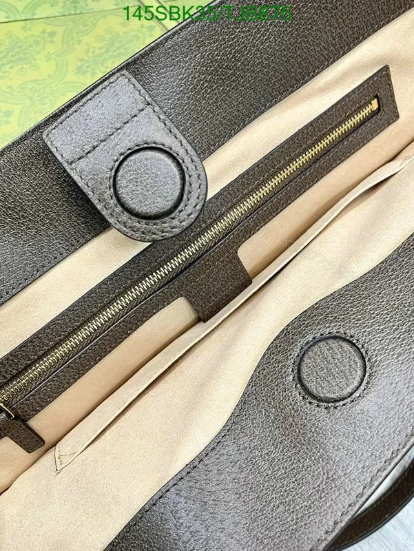 View 10 of Gucci Beige and Blue Medium Tote Bag in GG Supreme Canvas HB685