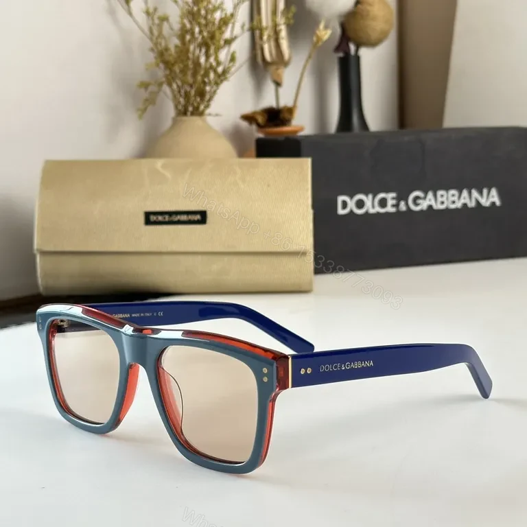 View 6 of Chic Blue Acetate Sunglasses â€” Gradient Lenses, D&G Style