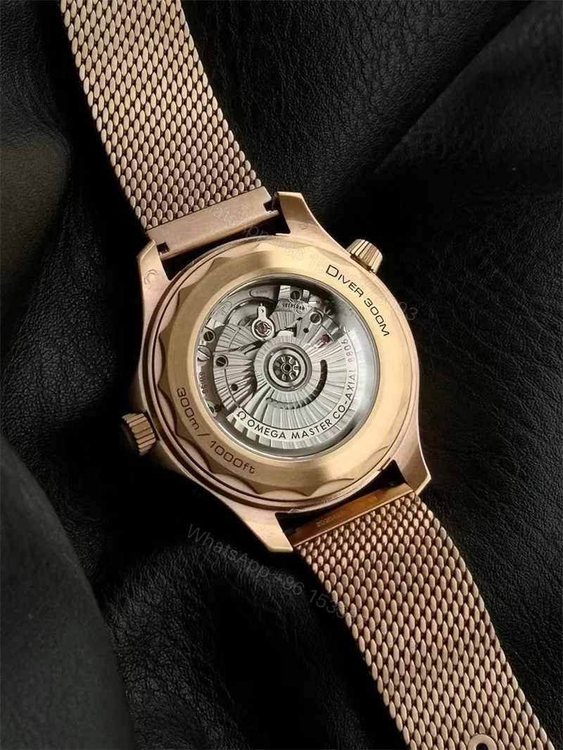 View 16 of Replica Omega Seamaster 007 Burgundy Watch Super Clone