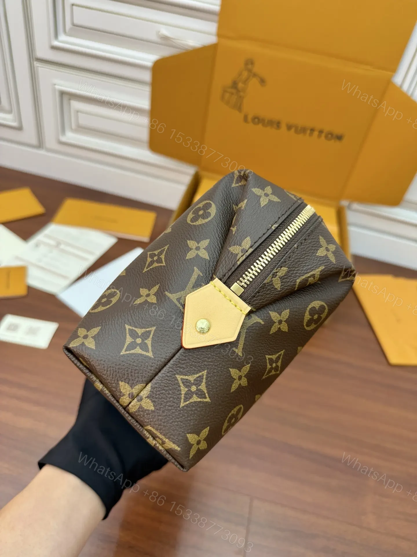 View 4 of Louis Vuitton Cosmetic Pouch GM in Monogram canvas