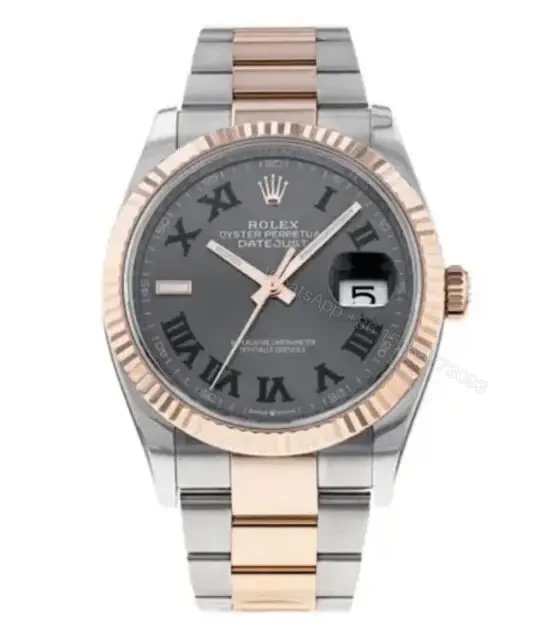 View 2 of Replica Rolex Wimbledon Rose Gold