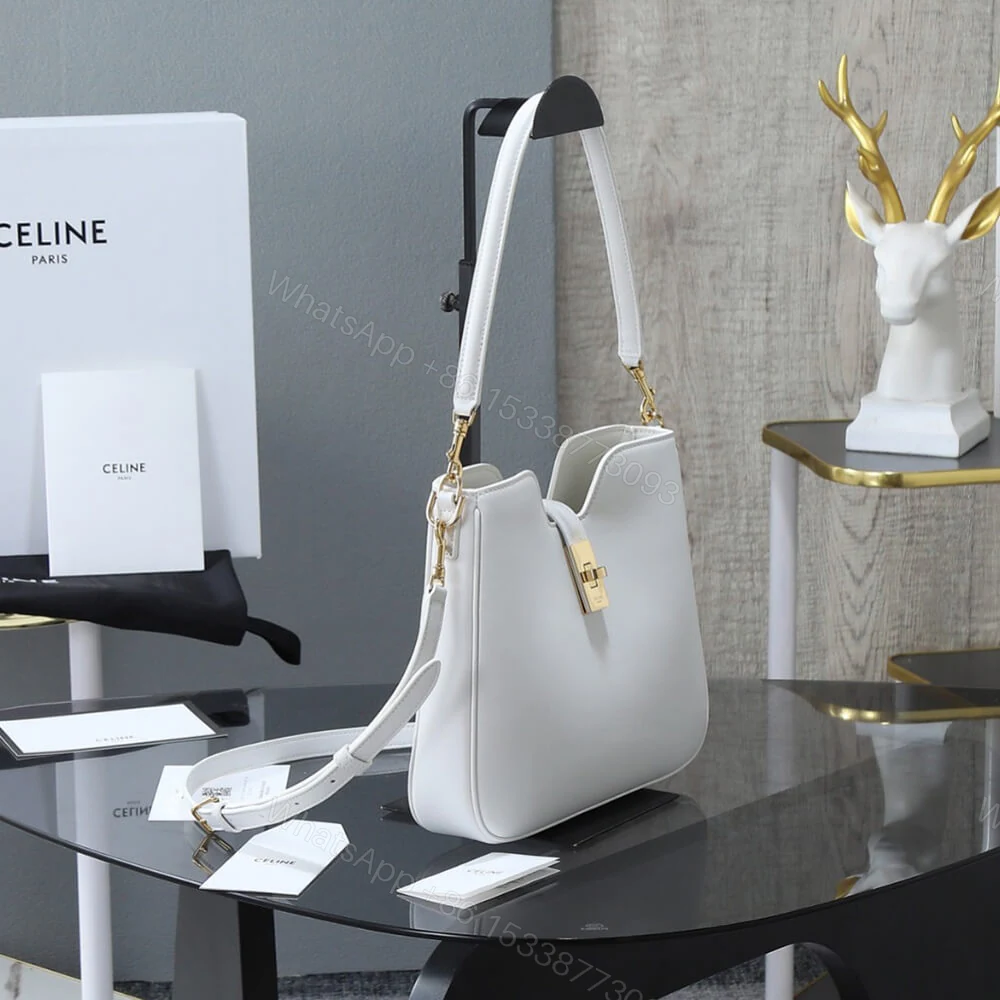 View 3 of CELINE SMALL CAMILLE 16 SOFT BAG IN SMOOTH CALFSKIN
