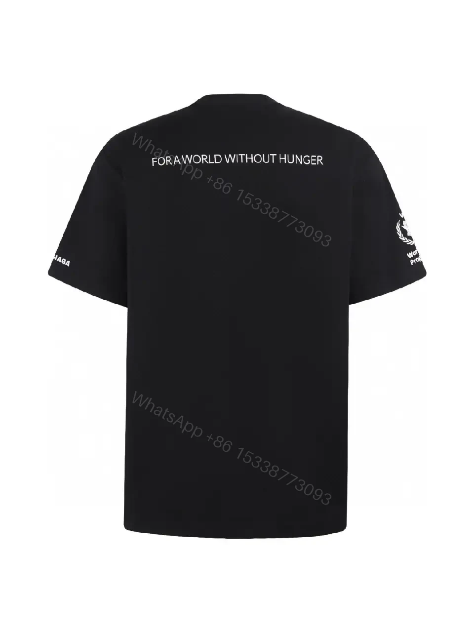 View 6 of Graphic Logo Tee: Black Cotton Streetwear Essential