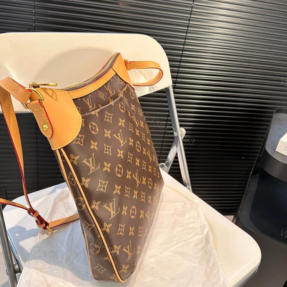 View 8 of LOUIS VUITTON MONOGRAM CANVAS ODEON PM BAG BROWN 29CM