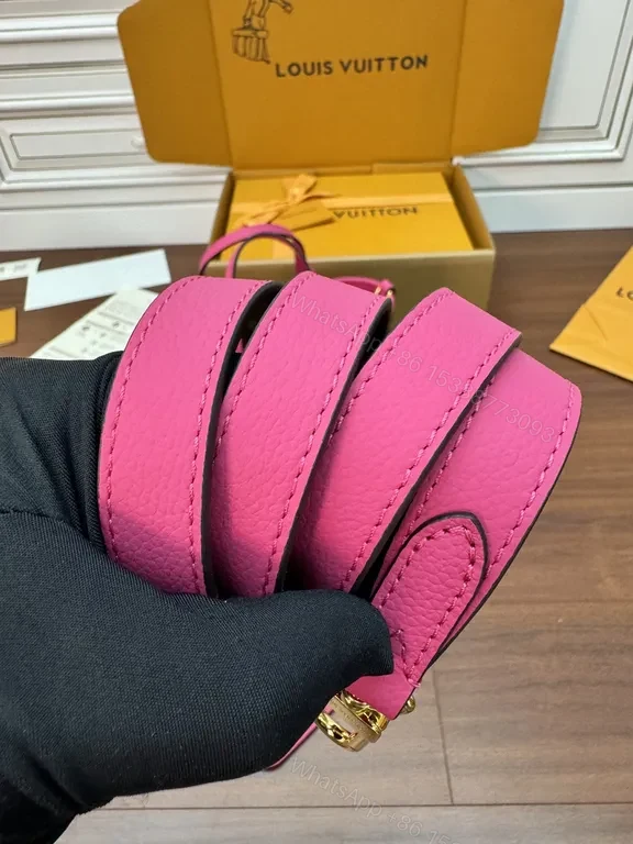 View 3 of Vivid Monogram Mini Bag: Neon Pink, LV-Style, Compact Luxe