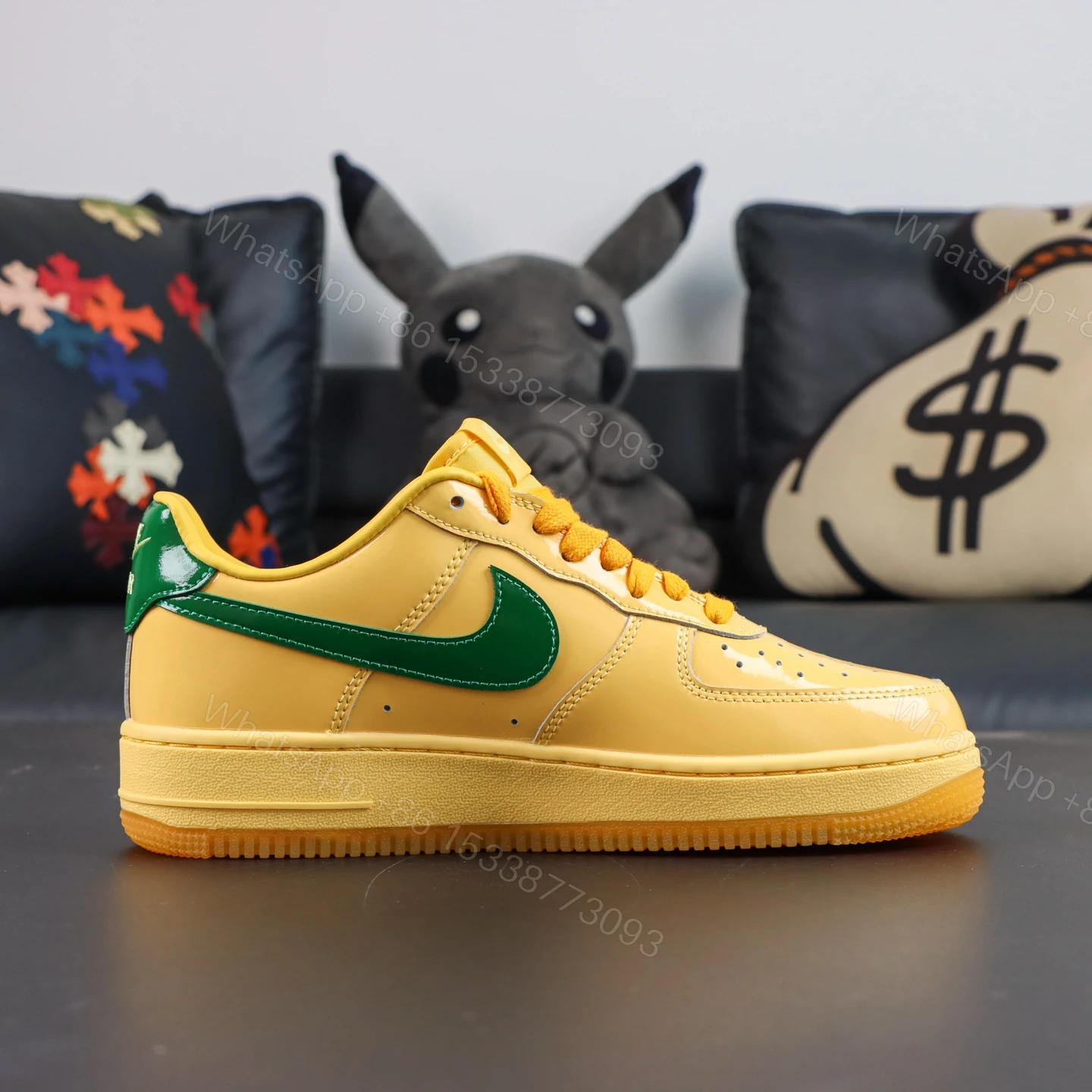 View 2 of Air Force 1 Patent “Topaz Gold”