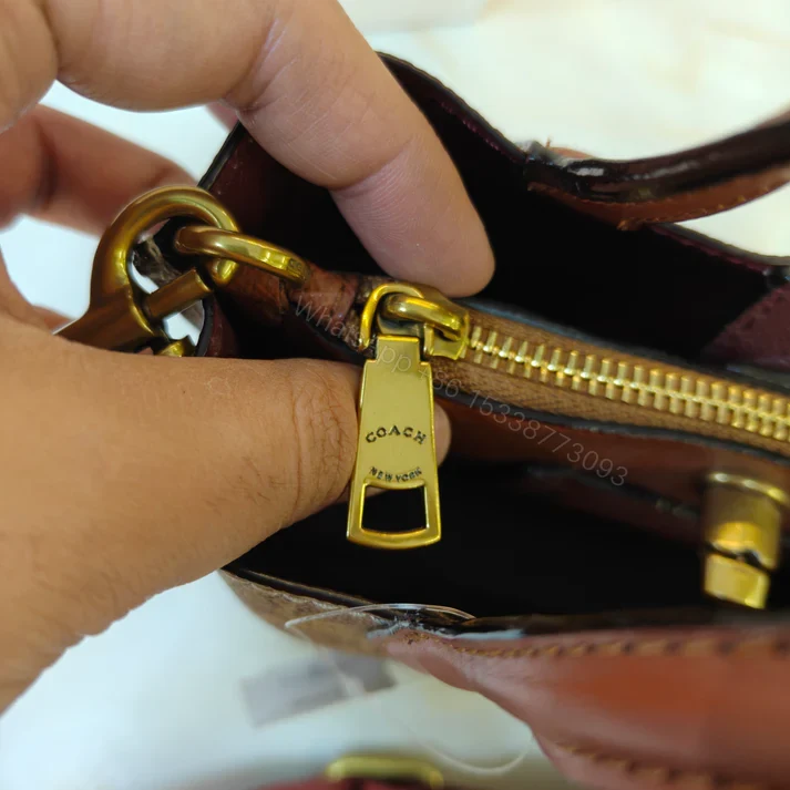 View 2 of First Copy Coach Willow 18 Satchel Ultra Premium Apricot