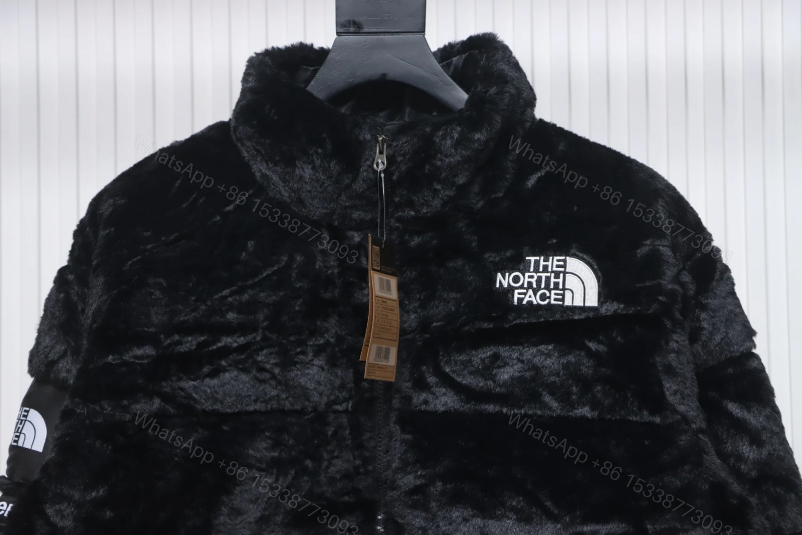 View 4 of Supreme The North Face Faux Fur Nuptse Jacket