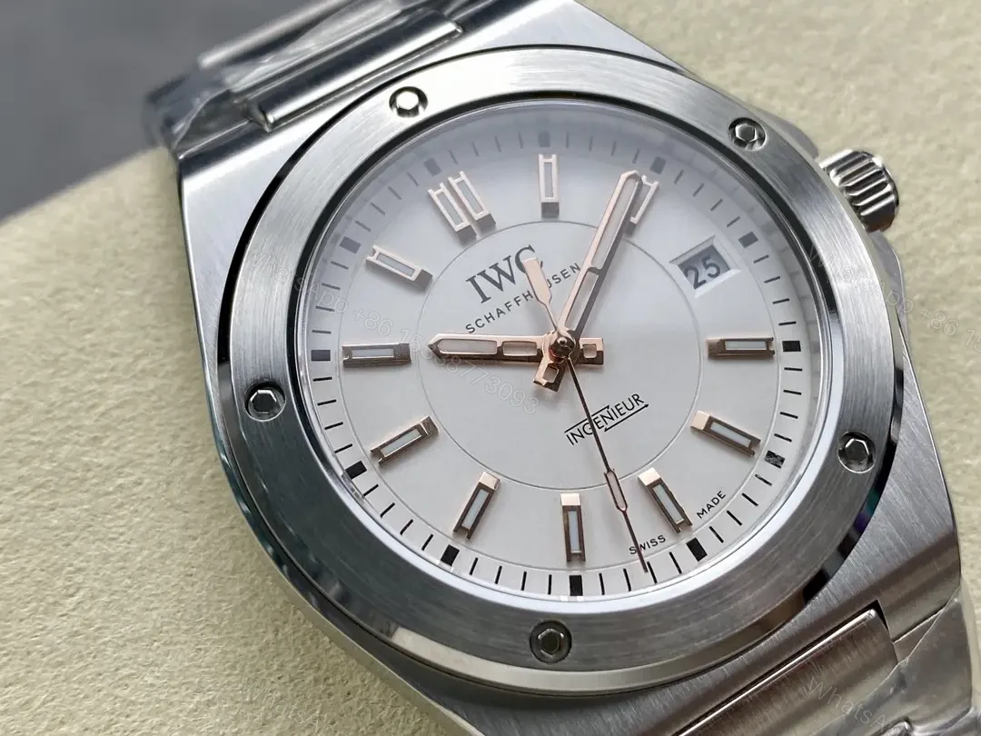 View 2 of IWC Engineer Automatic Watch White Dial Steel Bracelet Ultimate 40MM IWCWHT40
