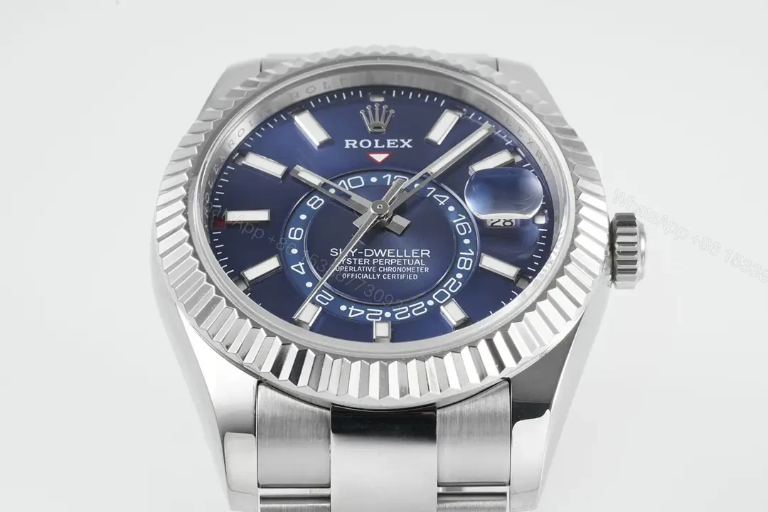 View 4 of Rolex Sky Dweller 336934 42mm Blue Dial Jubilee Bracelet Watch 336934-0006