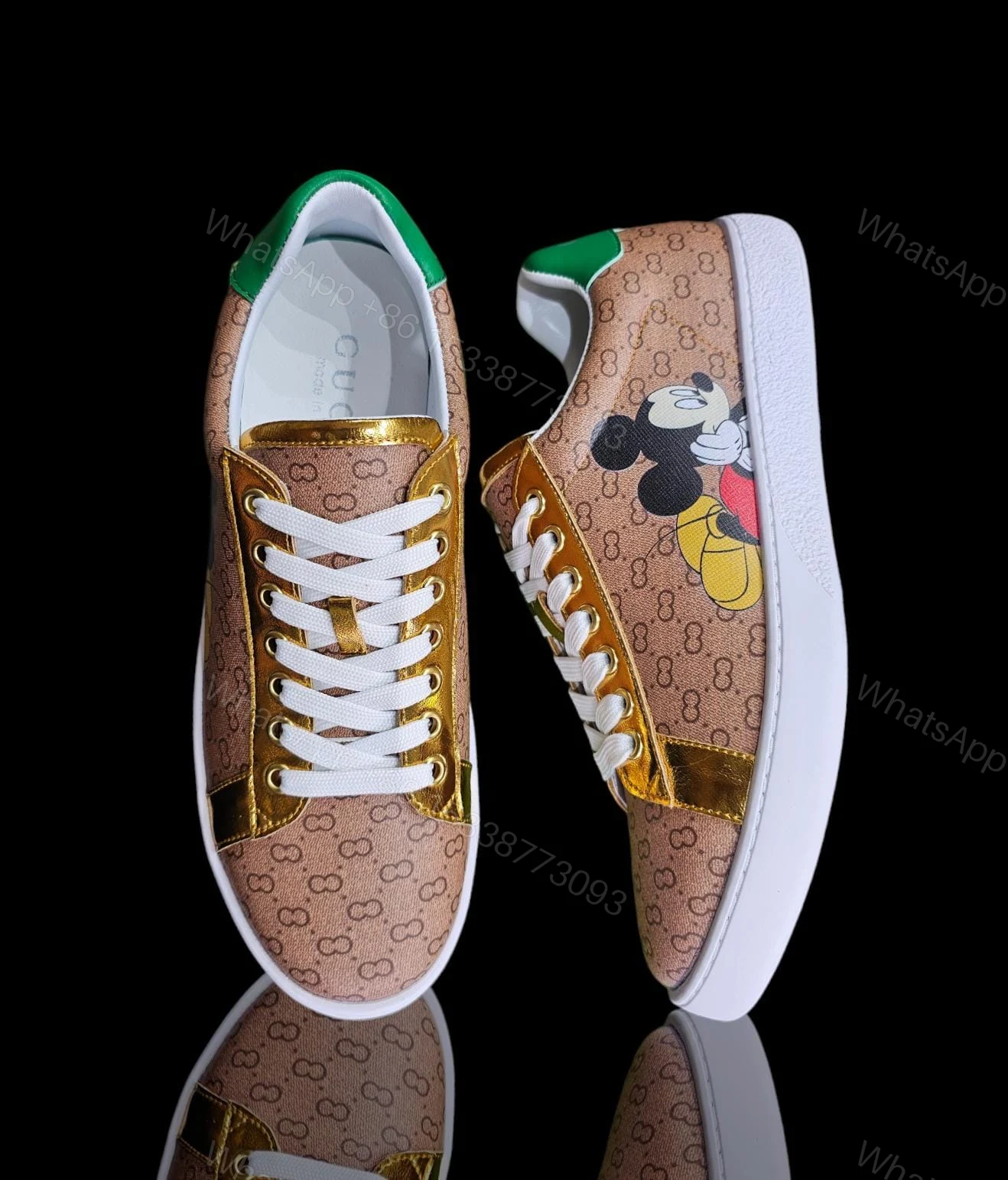 View 4 of First Copy Gucci x Disney Mickey Mouse Sneakers