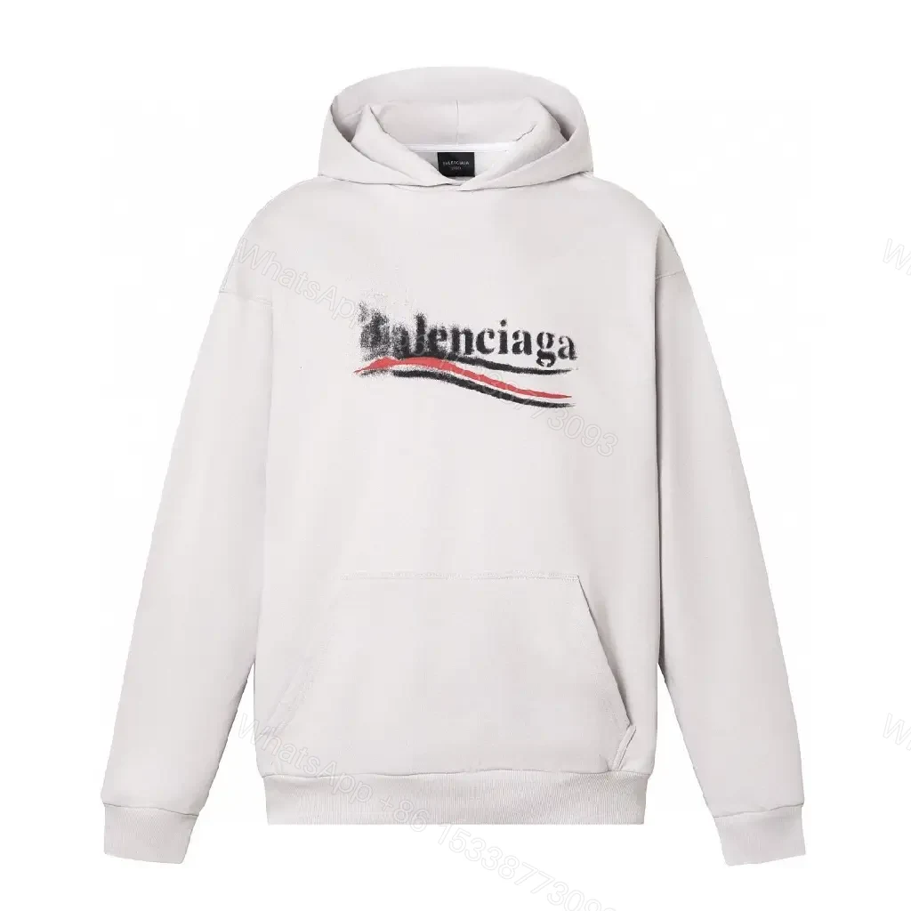 View 3 of Minimalist White Hoodie: Premium Graphic, Casual Luxe Comfort