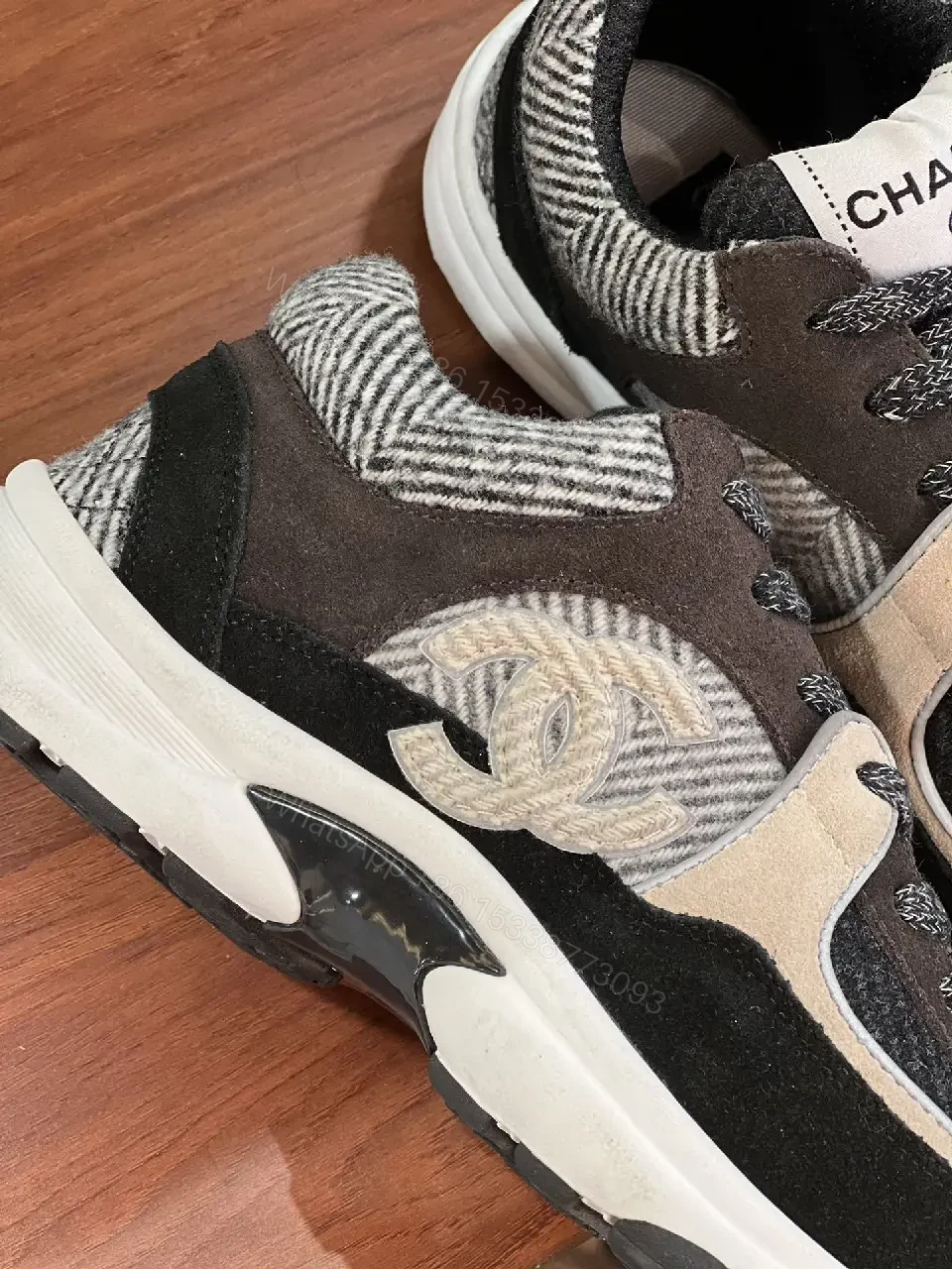 View 2 of Chic Chunky Runner Sneakers: Luxury Streetwear Comfort