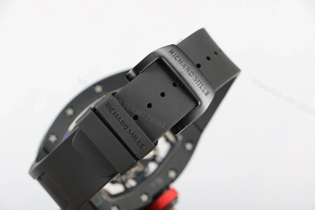 View 8 of Richard Mille RM055 Black Ceramic Integrated RMUL2 White Shock Absorber Edition RM055-BC-WHITE-2100