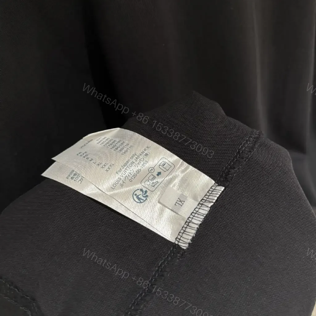View 7 of Relaxed Black Sweatshirt - Monogram Embroidered Luxe Streetwear