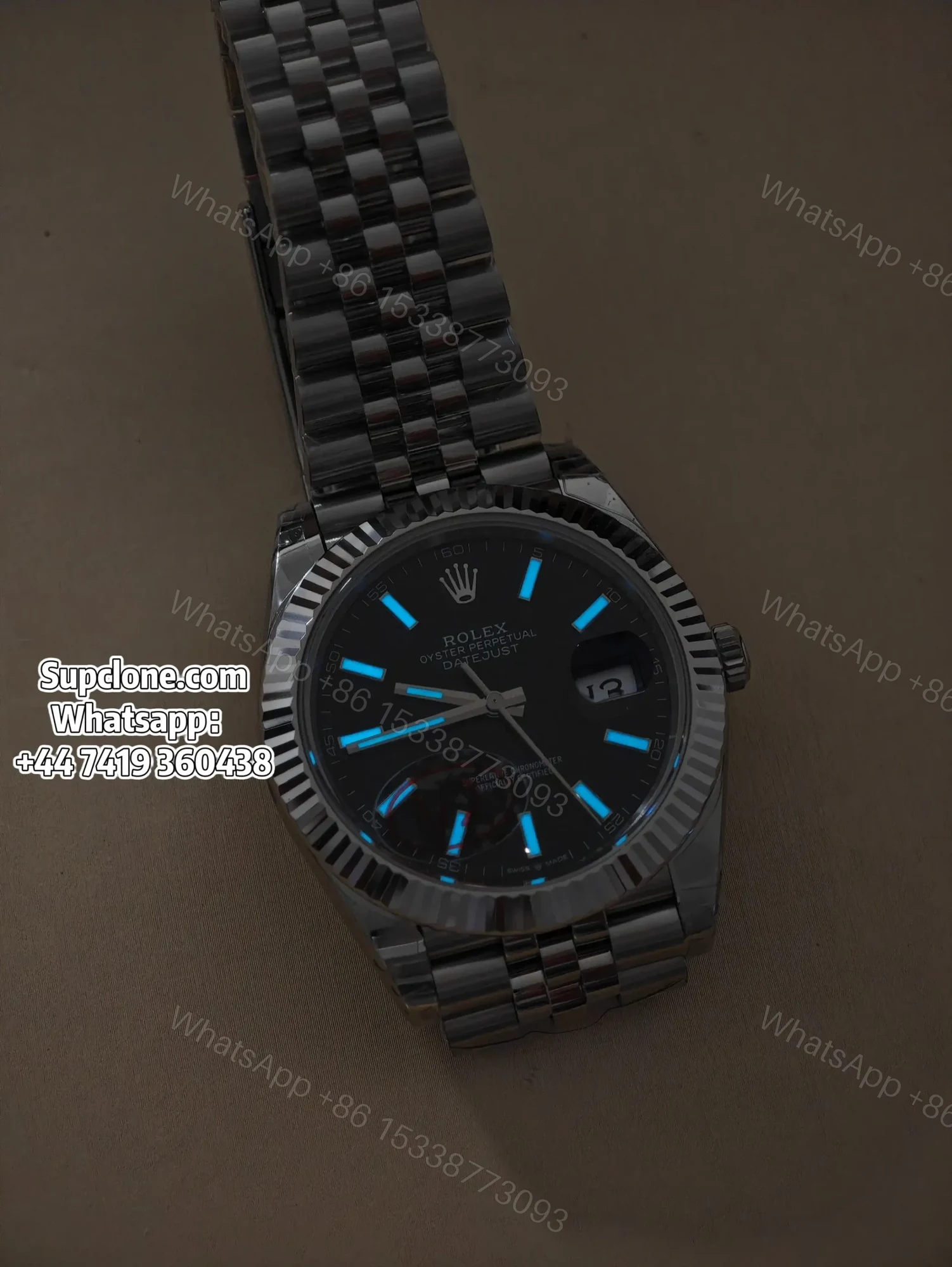 View 8 of Rolex Datejust 41 M126334 Black Dial – 1:1 Super Clone
