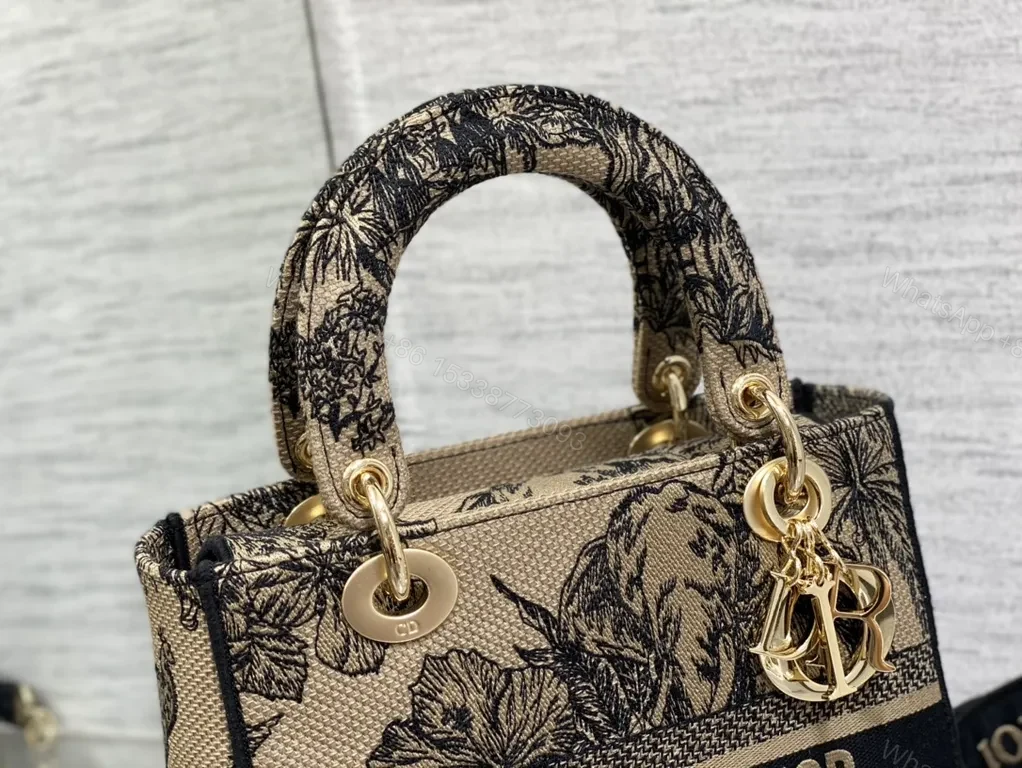 View 7 of Botanical Dior Tote â€” Statement Craft, Everyday Versatility