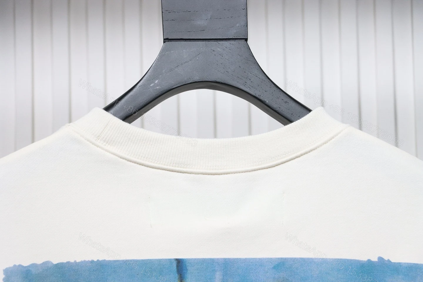 View 6 of Off-White Oil Painting Printed White Hoodie