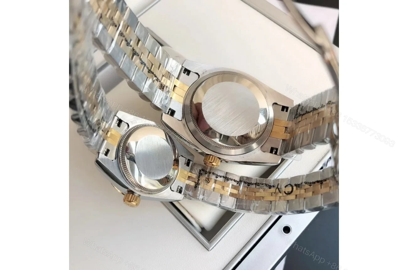 View 6 of Replica Rolex Datejust RG/SS Jub Sliver/Dia 36/28 mm