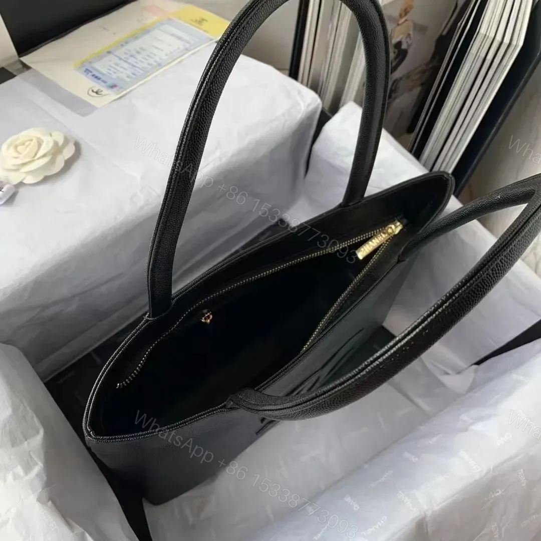 View 2 of Chanel Vintage Classic Like Auth Handbags Black Woman’s 30x21x8cm