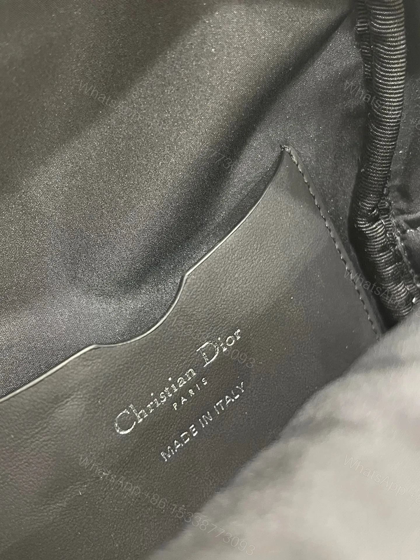 View 8 of Dior Mini High-End Bag – Oblique Pattern Fabric (24x10x16cm)
