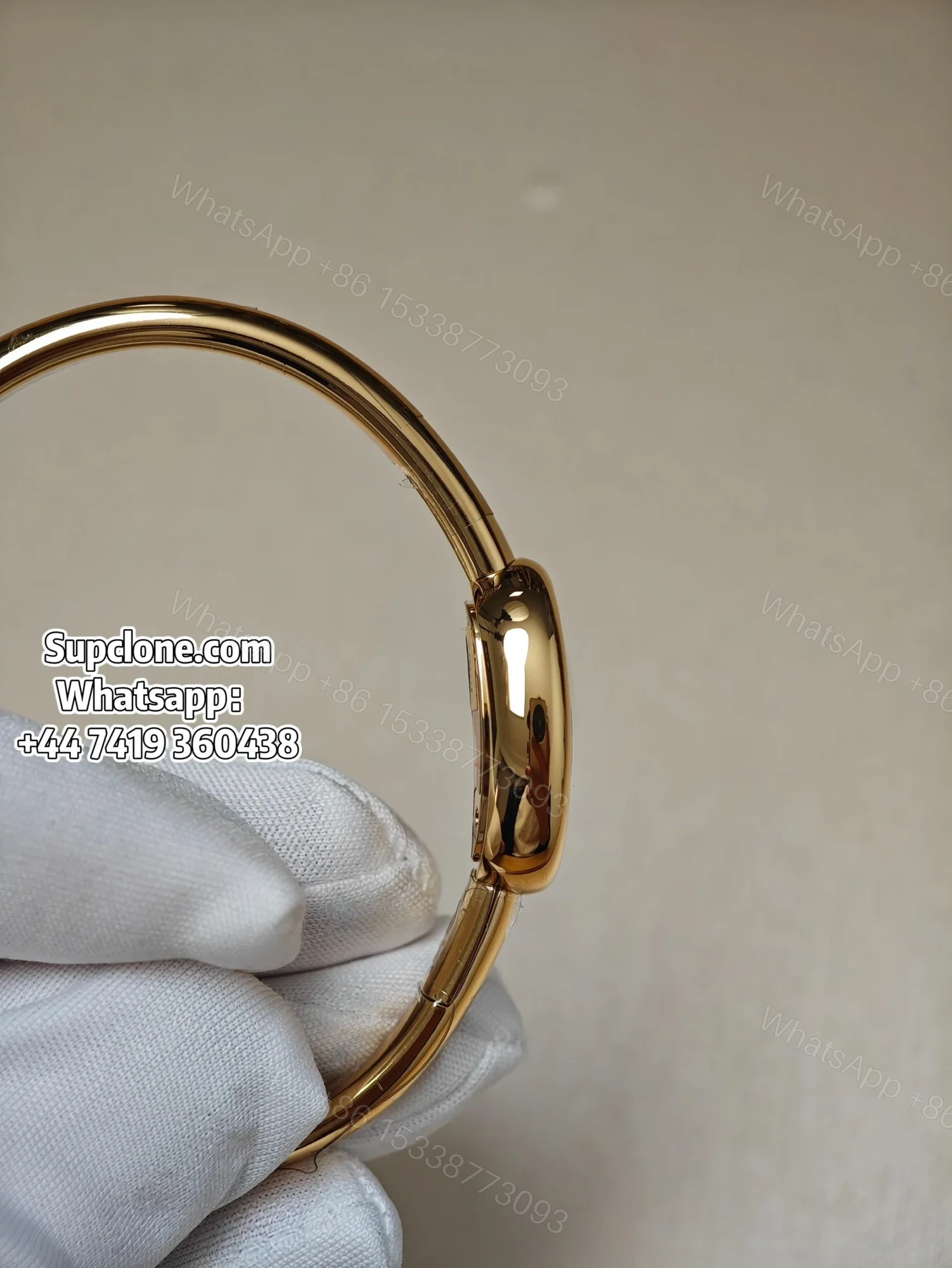 View 2 of Cartier Super Clone Watches 1:1 Baignoire WGBA0018 Gold Bangle Small
