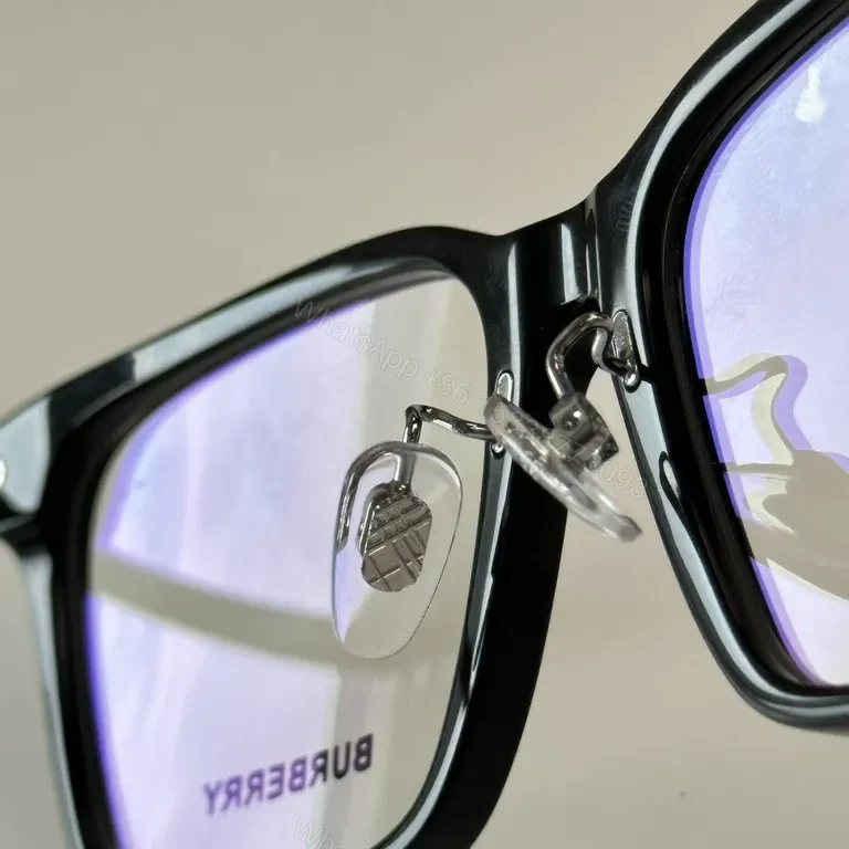 View 3 of Burberry Black & Gold Acetate Titanium Eyeglasses - Luxury Everyday