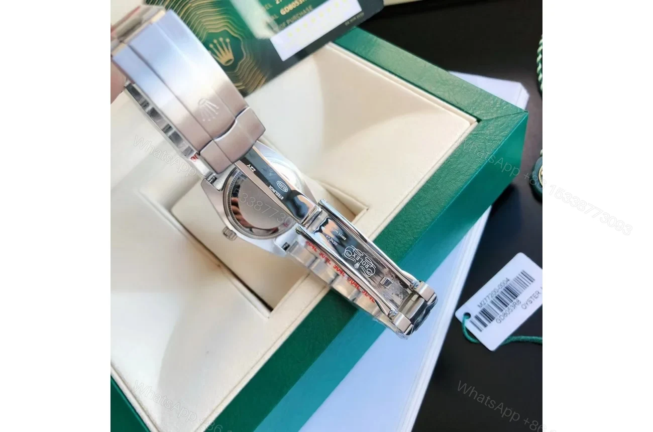 View 3 of Replica Rolex Oyster Perpetual SS/SS Sliver/Stk 31/41 mm