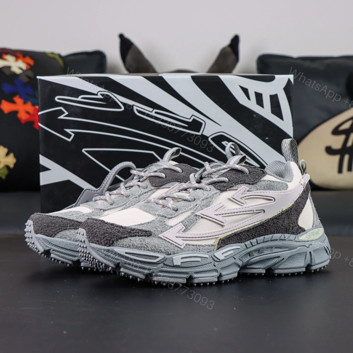 Off White Be Right Back Grey — view 1
