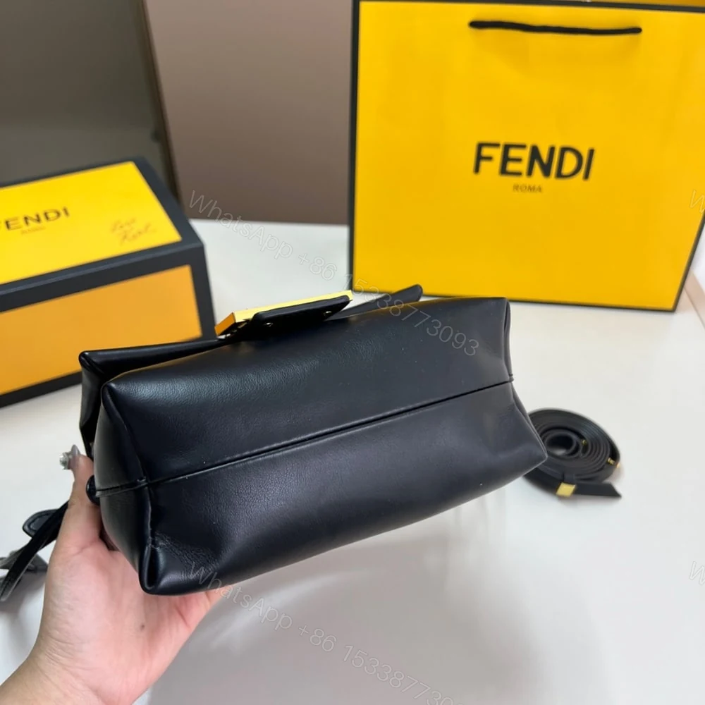 View 4 of FENDI MAMMA BAGUETTE MEDIUM BLACK 18CM 8BS105ABVEF0KUR