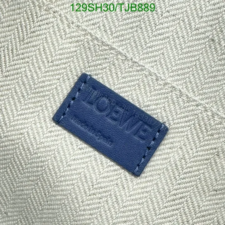 View 14 of Loewe Blue Wash Bag featuring Shiny Calfskin VD403