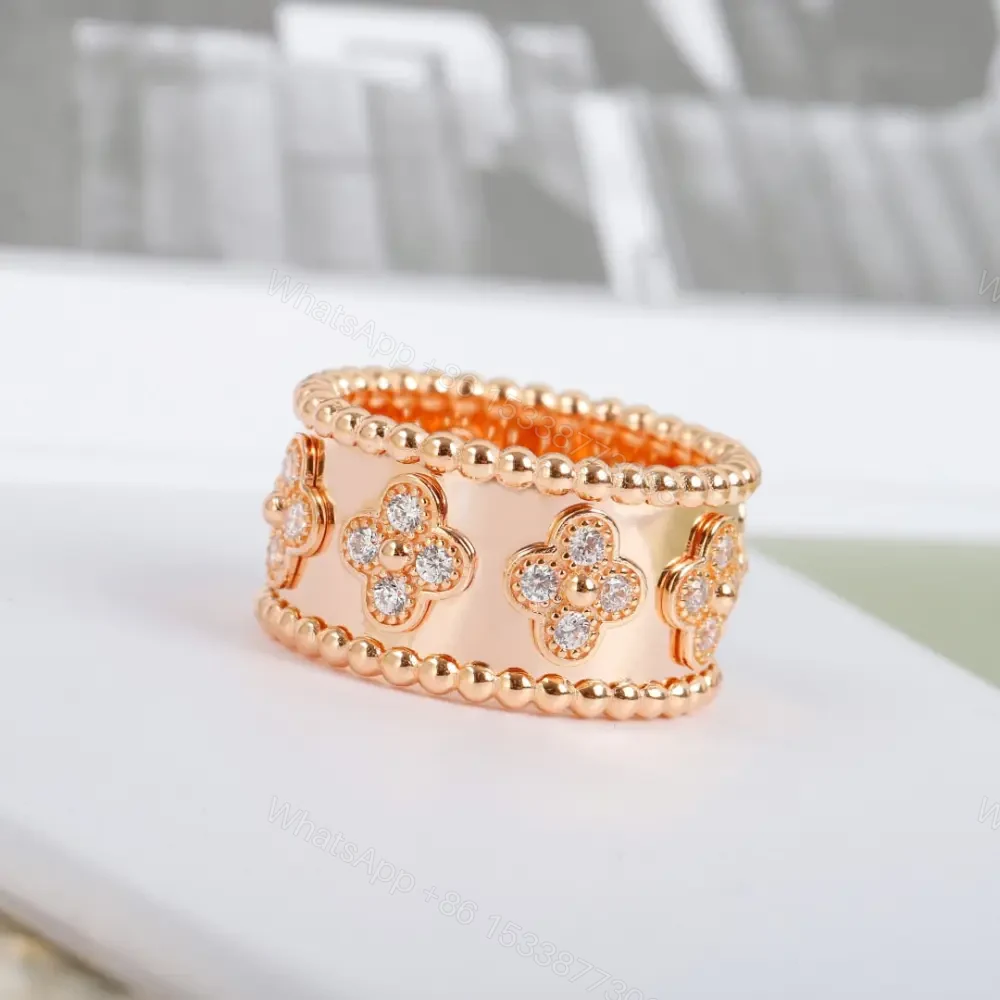 高仿首飾VanCleef&Arpels*RO9LN00鑲鑽萬花筒戒指玫瑰金中號 — view 1