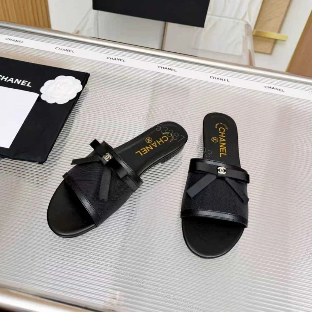 View 5 of Chanel Mules Mesh Black