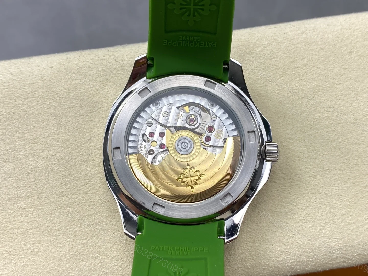 View 7 of Patek Philippe Aquanaut Luce Quartz Stainless Steel Khaki 5267/200A-011