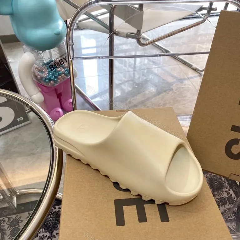 View 2 of Quiet Confidence EVA Slides: All-Day Comfort, Bone/Off-White