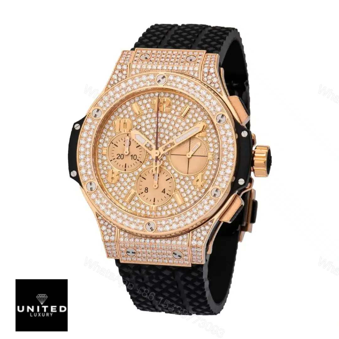View 5 of Hublot With Diamond Replica