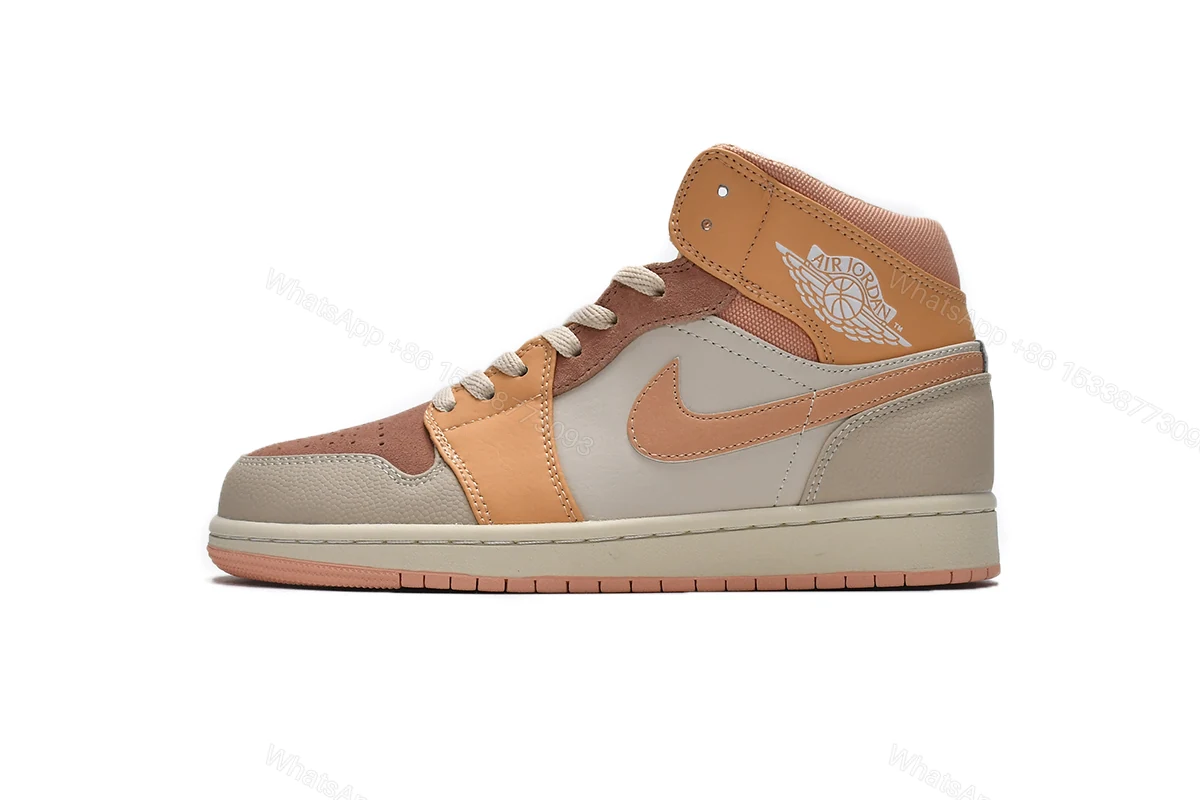 View 9 of Air Jordan 1 Mid Atomic Orange(W) DH4270-800