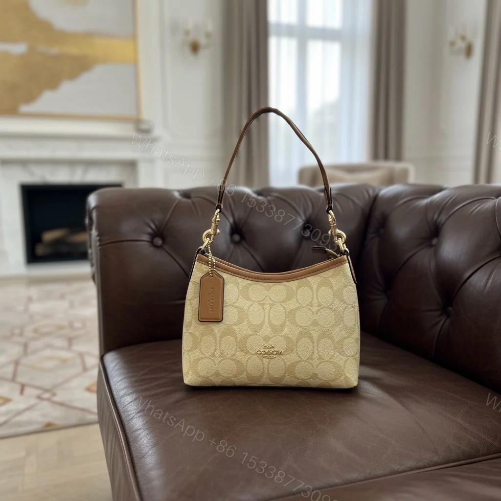 View 6 of First Copy Coach Laurel Shoulder Crossbody Hobo Bag