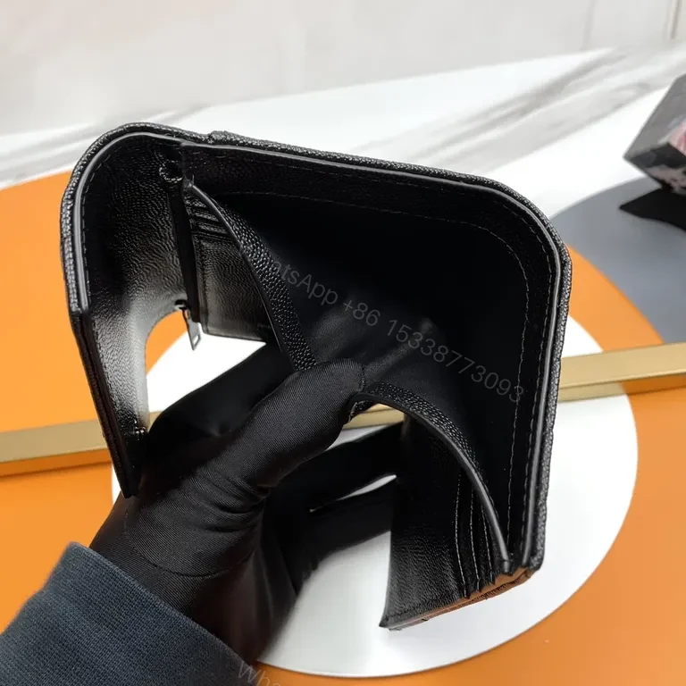View 8 of Compact Leather Wallet: YSL-Inspired Luxury, Sleek & Durable