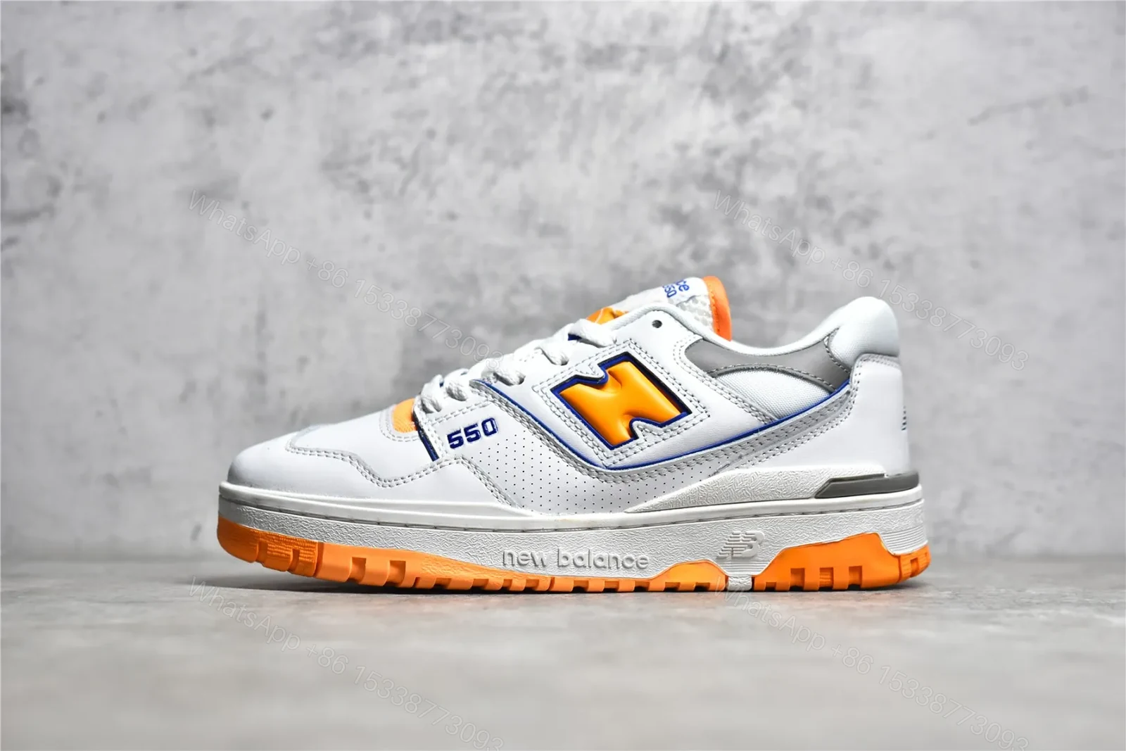 New balance 550 White Yellow — view 1